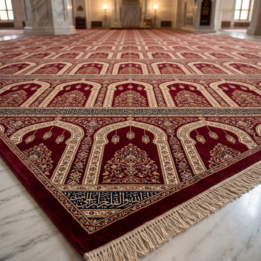 Garnet Mosque Carpet - Image 2