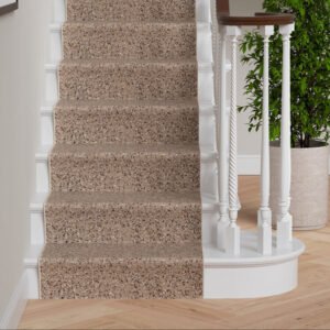 Brown Mottled Stair Carpet Runner - Cut to Measure