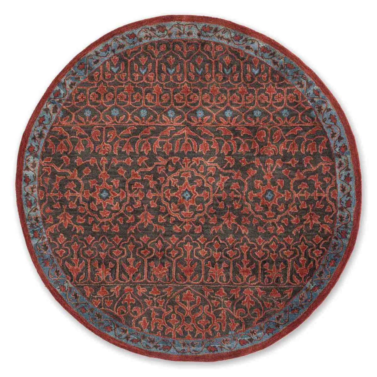 Coptic Hand Tufted Woollen Round carpet - Image 2