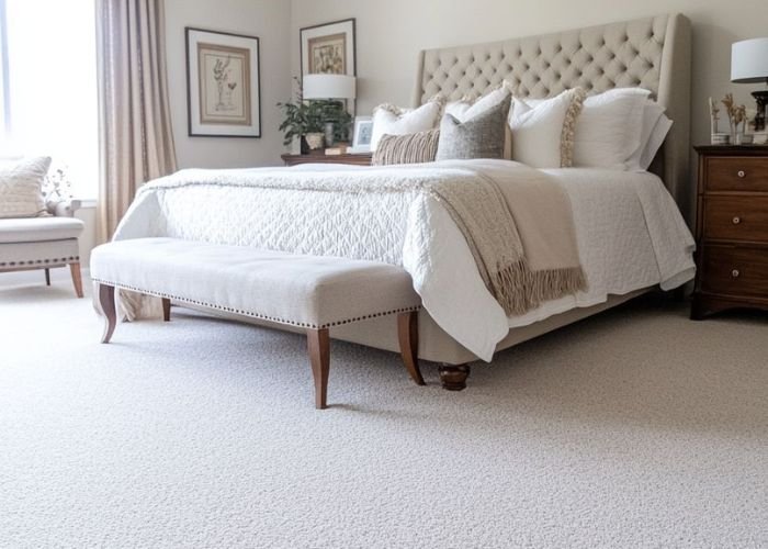 Grey carpet tiles for office in Dubai