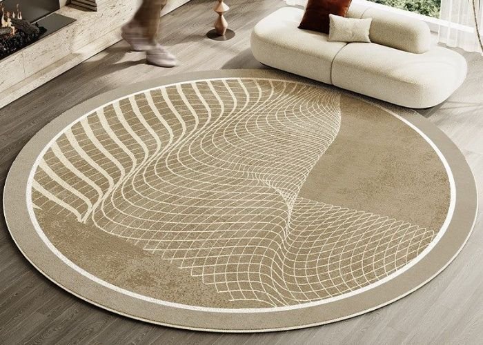 Round handmade rugs