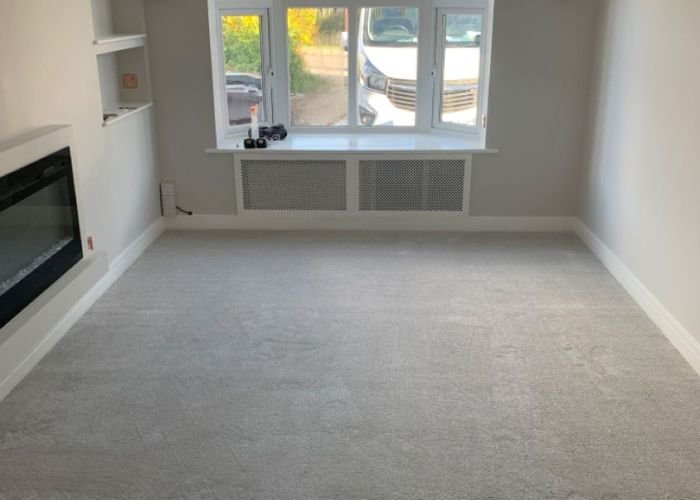 Soft wool area carpets