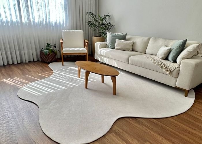 Soft wool rugs for living room