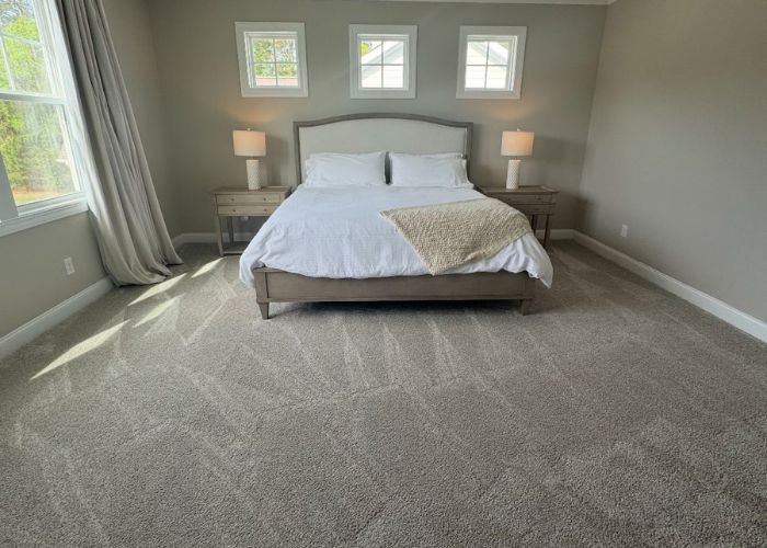 bedroom carpet with underlay
