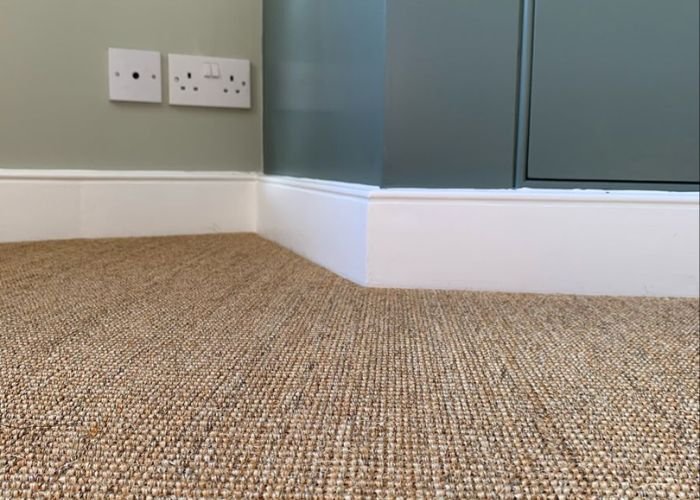 beige sisal carpet texture