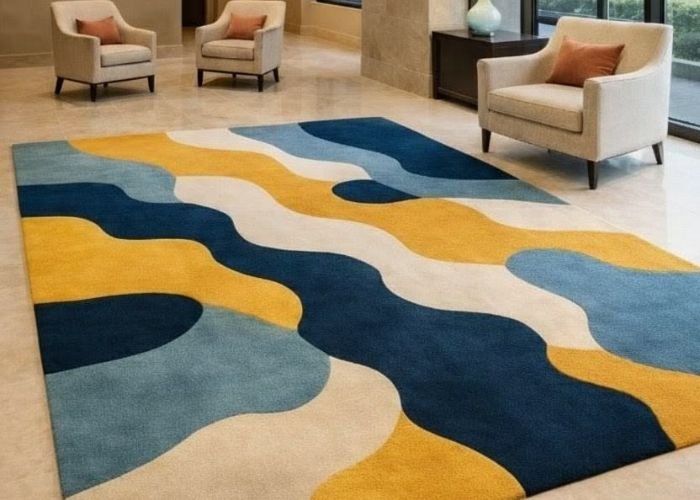 designer hand tufted rug