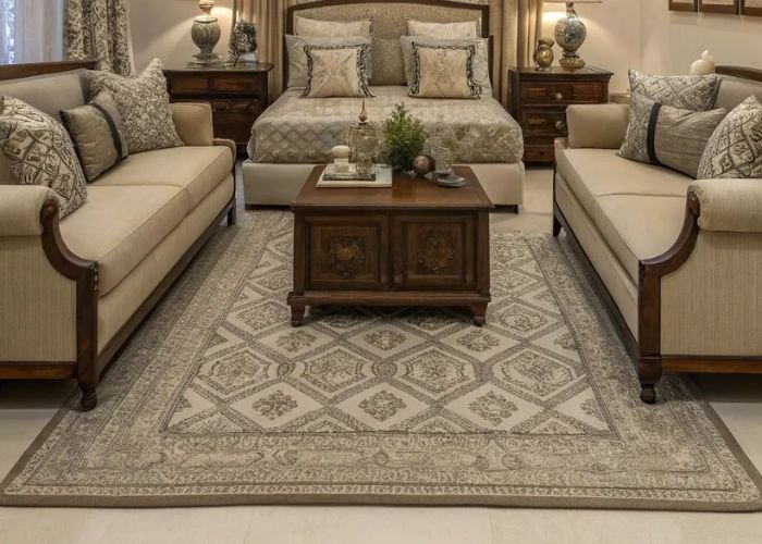 elegant iranian floor carpet