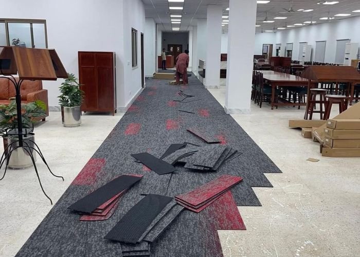 office carpet installation